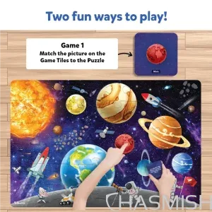 Piece & Play: Up In Space | Floor Puzzle & Game - Skillmatics - Image 3