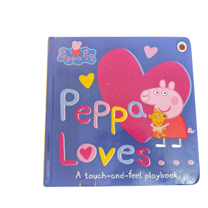 Peppa loves - Preloved touch and feel book - Image 1