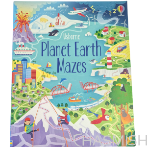 Planet earth maze (Usborne) - New Paperback Book - Image 1